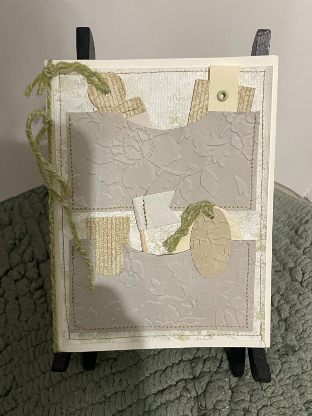 Handcrafted Blank Card 4.25" x 5.5" with envelope. BUNDLE ONLY Happy Birthday